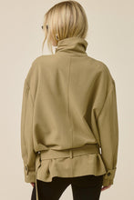 Khaki Double Breasted Trench Jacket