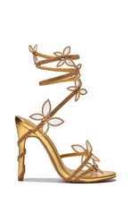 Gold Womens Rhinestone Butterfly Dress Shoes Bitnari