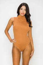 Clay Bodysuit Super Soft Mock Neck Sleeveless Tank