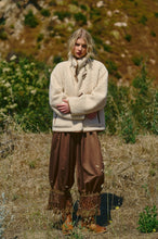 Butter Cream Oversized Sherpa Toggle Button Jacket
