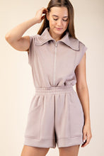 Lt Mocha Modal Scuba Luxe Sleeveless Romper