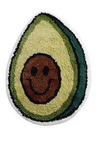 Avocado Charming Cartoon Adorable Novelty Shag Mats Rugs