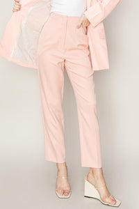 Blush Straight Leg Cropped Pants