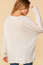 Ivory/Black/Rust Cashmere Feel Soft Brush Color Block Knit Top