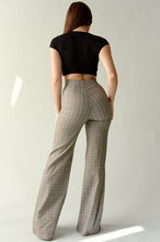 Brown/Rust Pants Vicky Pintuck Flair Business Casual Pants