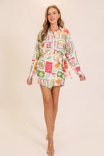 Multi Color Mon Cheri Airflow Print Romper