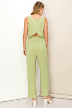 Lime Green Simply You Sleeveless Top And Pants Two-Piece Set