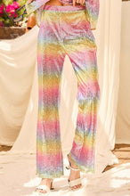 Multi Rainbow Sequin Pants