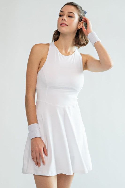 White Plus Size Butter Romper Dress With Keyhole