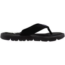 Mens Memory Foam Sandal Black