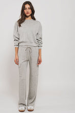 Lt H Grey Accent Cargo Sweatpants