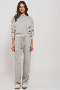 Lt H Grey Accent Cargo Sweatpants