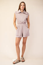 Lt Mocha Modal Scuba Luxe Sleeveless Romper
