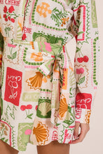 Multi Color Mon Cheri Airflow Print Romper