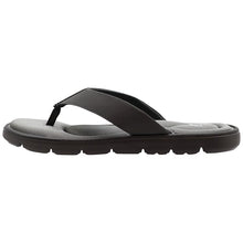 Mens Memory Foam Sandal Charcoal