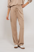 Taupe Accent Cargo Sweatpants
