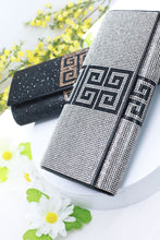 Silver Party Night Club Rhinestone Pave Clutch