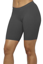 Solid Biker Shorts