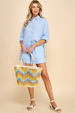 Yellow Handmade Crochet Shoulder Colorful Square Chic Bag