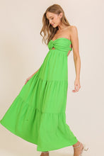 Green Brunch Babe Cutout Airflow Maxi Dress
