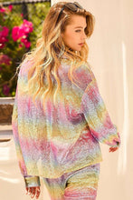 Multi Rainbow Sequin Blouse