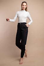 White Pearl Butter Yoga Mock Neckline Body Suit