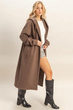Brown Fleece French Terry Hood Coat