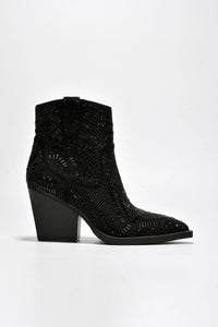 Black 3 Colors Booties