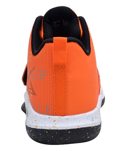 Orange Kids Colorful Velcro Closure Sneaker