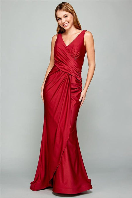Red Long Evening Dress