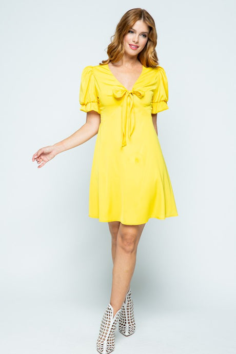 Yellow Casual Dress