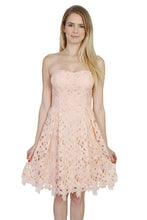Stringless Floral Lace Dress