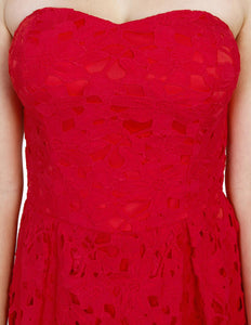 Stringless Floral Lace Dress