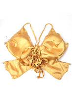 Gold Sexy Sequin Butterfly Bra