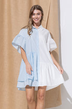 Light Blue Relaxed Fit Dress