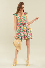Green Printed Dress