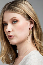 Gold Color Charm Earrings