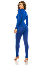 Royal Blue Back Zip Up Jumper