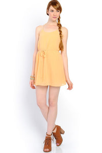 Yellow Mini Youth Dress