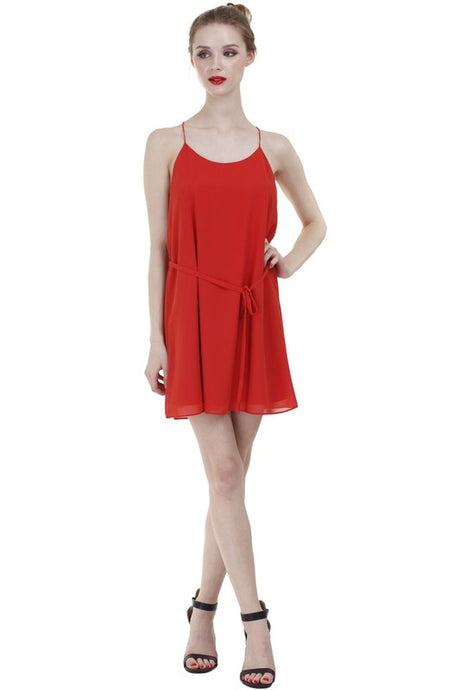 Red Mini Youth Dress