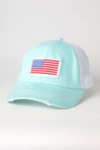 Mint-American Flag Baseball Hat