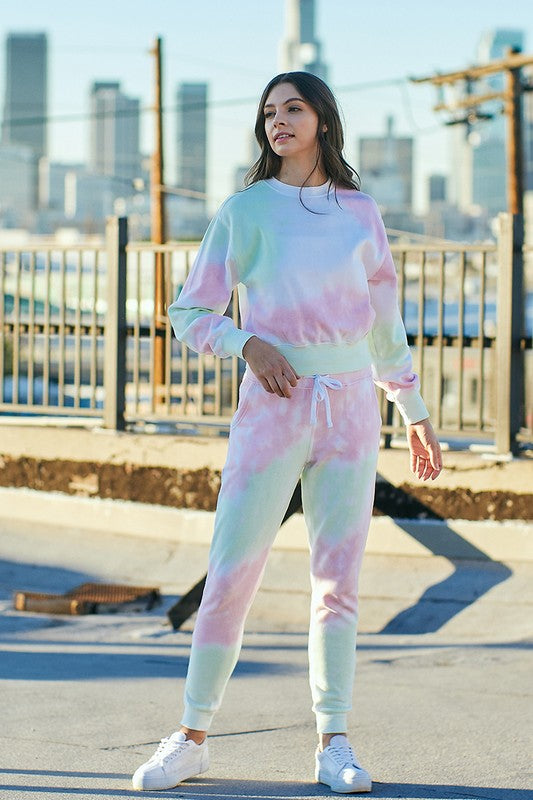 Cloud Fleece tie dye relax fit jogger