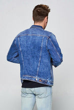 Medium Blue Men's Denim Jacket by Red Label