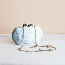 Light Grey Clutch - Hexagon Clutch