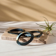 Mother-of-Pearl Bangle - Iridescent Black