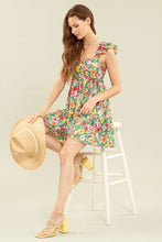 Green Printed Dress