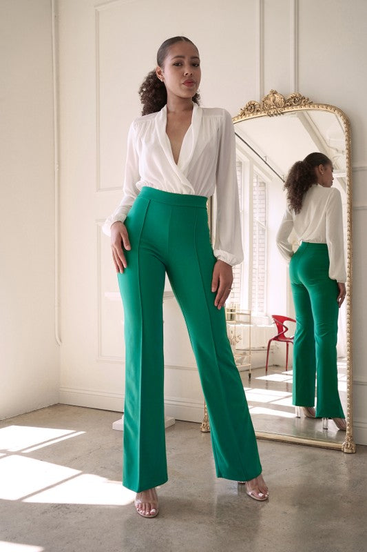 Shamrock Kelly Green The Most Popular High Waisted Dress Pants Aquarius Brand Shamrock Kelly Green The Most Popular High Waisted Dress Pants Aquarius Brand
