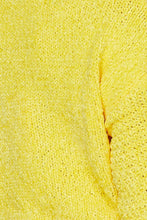 Lemon Cropped Cable Knit Soft Knitwear