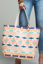 Peach Ethnic and Leopard Print Bag