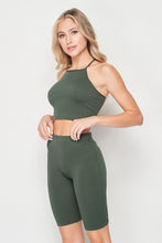 Green Shorts & Tank Top 2 Piece Set